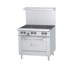 Range, 36", 6 Open Burners
